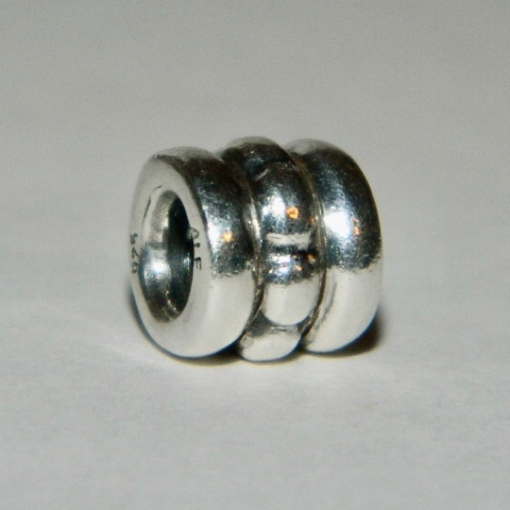 Pandora Retired Dash Dots Sterling Silver Charm